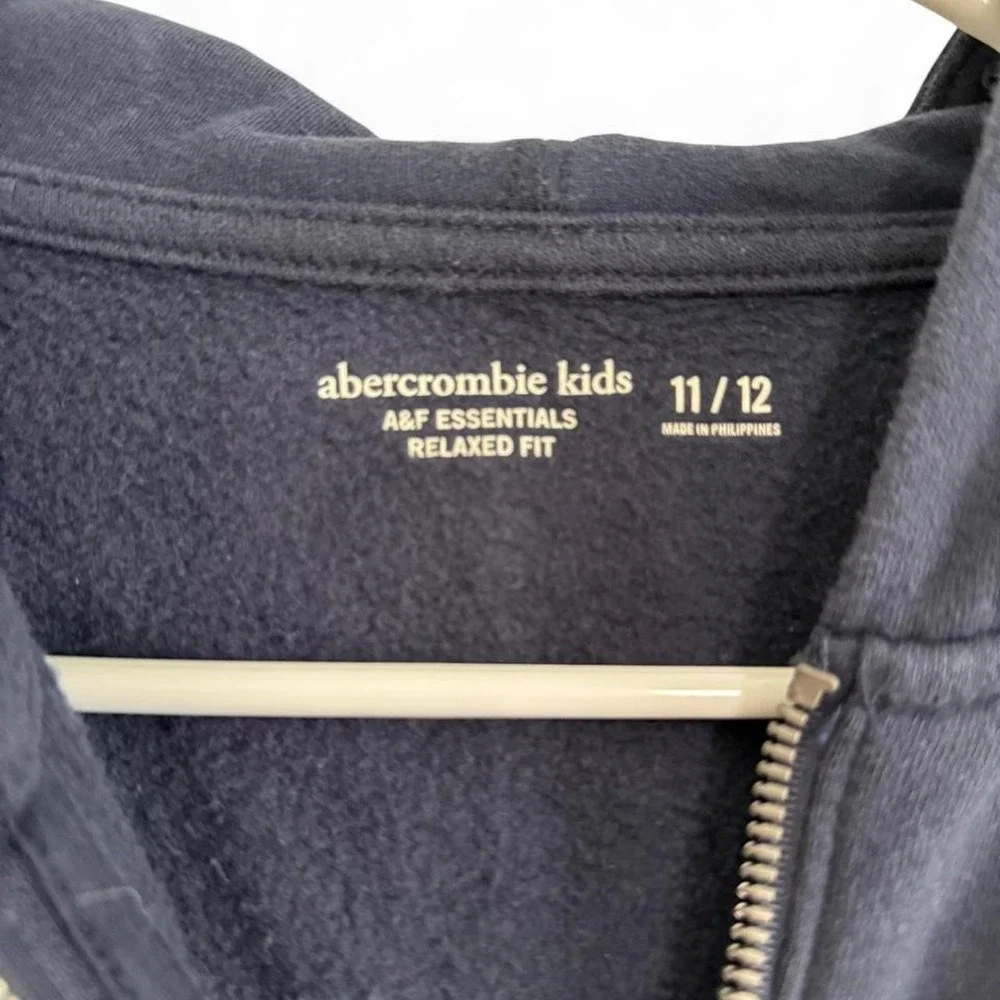 Abercrombie Kids Essential Icon Full-Zip Hoodie